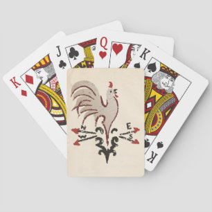 Jeu De Cartes Folkart Rooster Jouer des cartes