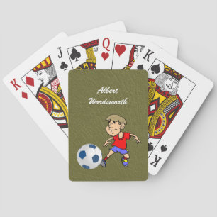 Jeu De Cartes Football - Image de joueur et ballon - Personnalis