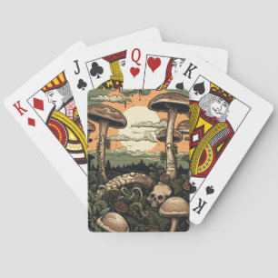 Jeu De Cartes Forêt de champignons punk