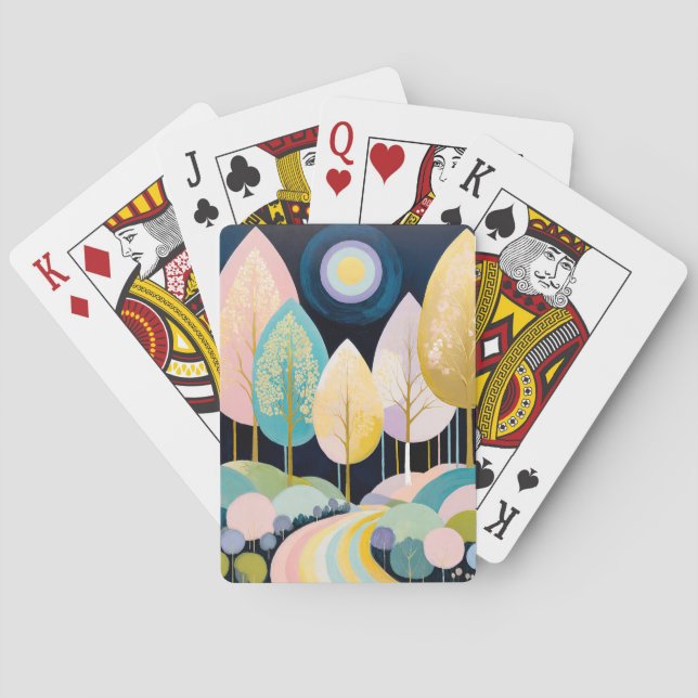 Jeu De Cartes Forêt de Lumina (dos)