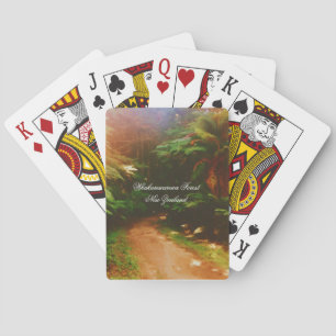Jeu De Cartes Forêt de Whakarewarewa, Rotorua, Nouvelle-Zélande