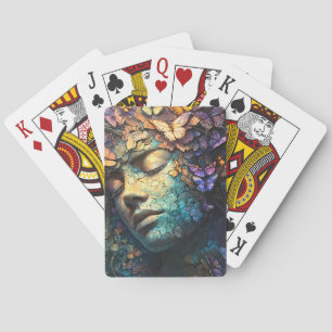 Jeu De Cartes Forêt enchantée de papillons Déesse (7)