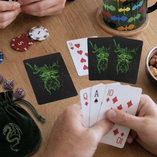 Jeu De Cartes Forêt mystique de l'esprit Greenman Feuille de vis