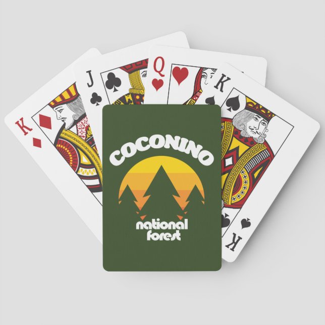 Jeu De Cartes Forêt nationale de Coconino (dos)