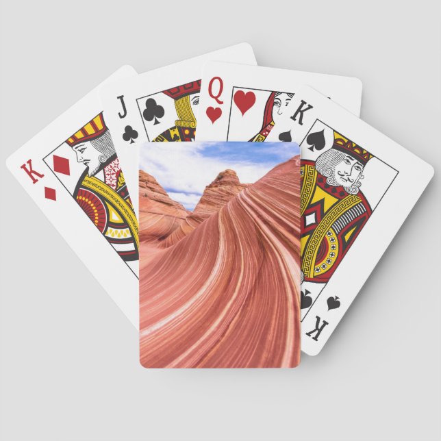 Jeu De Cartes Formation de Wave Sandstone Rock (dos)