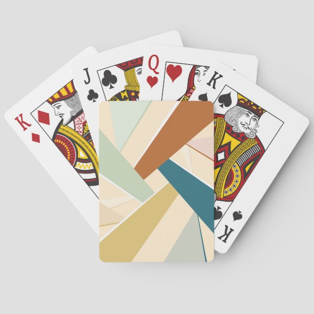Jeu De Cartes Forme géométrique Abstraite (dos)