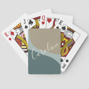 Jeu De Cartes Formes Abstraites dans le nom de script personnali