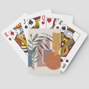 Jeu De Cartes Formes Et Étapes patinées