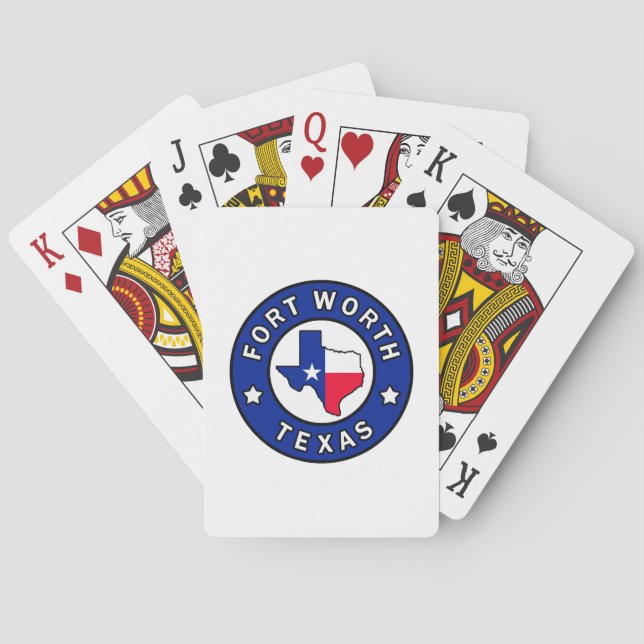 Jeu De Cartes Fort Worth Texas (dos)