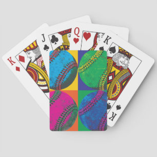 Jeu De Cartes Four Baseball dans Different Colors
