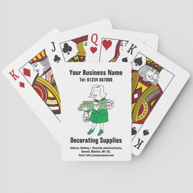 Jeu De Cartes Fournitures de décoration (dos)