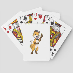 Jeu De Cartes Fox en Groom avec anneau Mariage