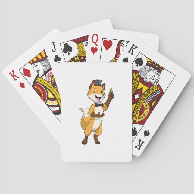 Jeu De Cartes Fox en Groom avec anneau Mariage (dos)