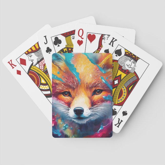 Jeu De Cartes Fox Red fox Animal Discovery Adventure Nature (dos)