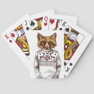 Jeu De Cartes Foxy habillé Fox
