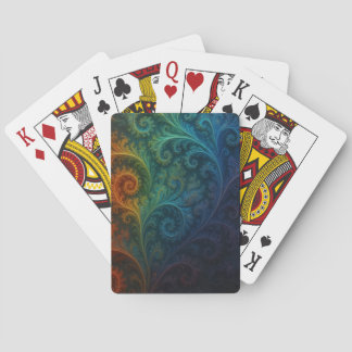 Jeu De Cartes Fractale colorée