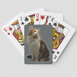 Jeu De Cartes Fractale de chat de calicot