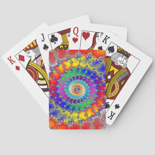 Jeu De Cartes Fractale psychédélique (dos)