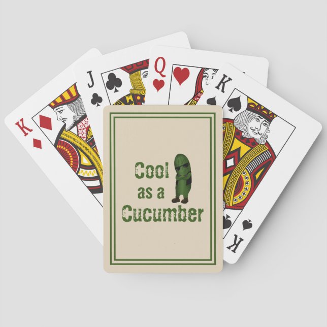 Jeu De Cartes Frais comme un concombre (dos)