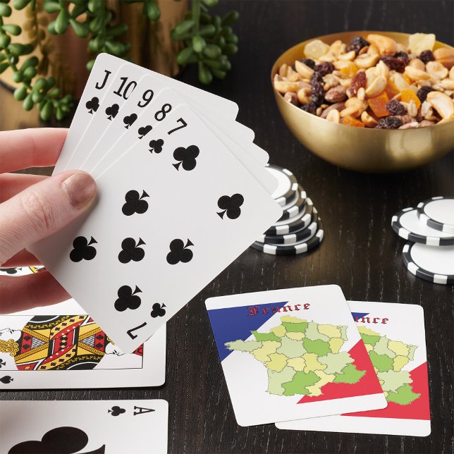 Jeu De Cartes France Couleurs Et Carte Nationales (Créateur téléchargé)