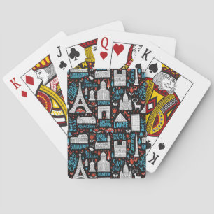 Jeu De Cartes France Motif de symboles