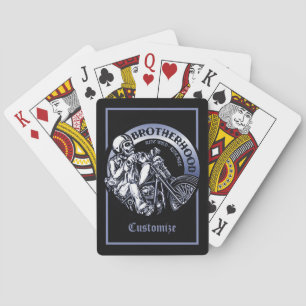 Jeu De Cartes Fraternité Biker personnalisée