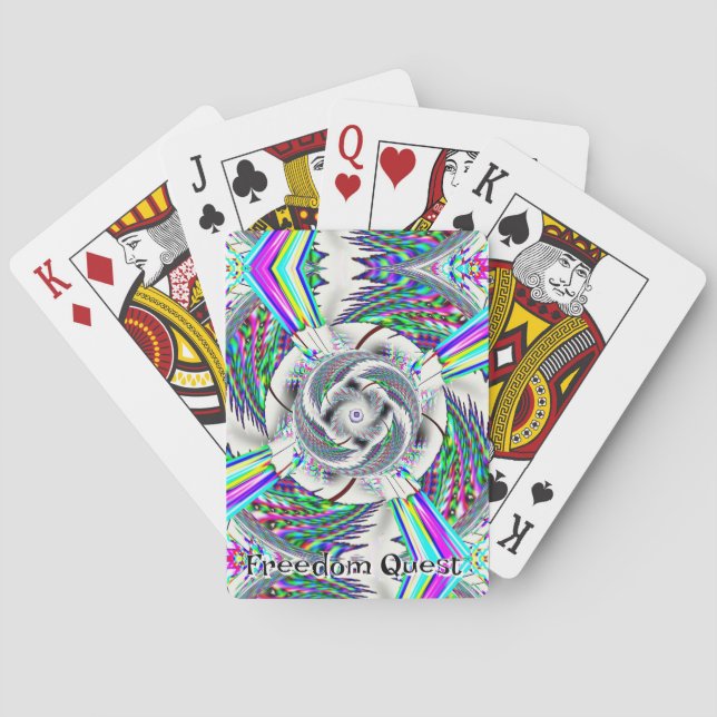 Jeu De Cartes Freedom Quest ( vous pouvez changer les mots ) (dos)