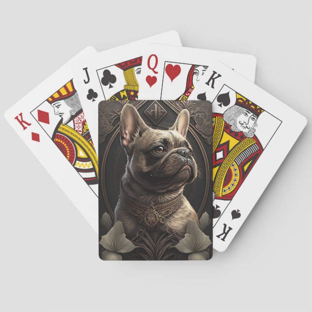 Jeu De Cartes French BullDog Classic Playing Cards (dos)