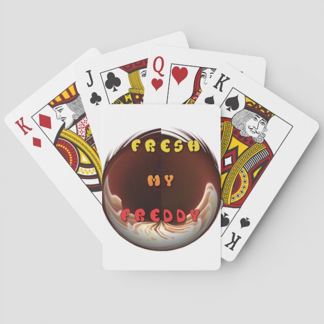 Jeu De Cartes Fresh My Freddy Art Print (dos)