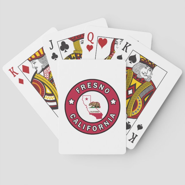 Jeu De Cartes Fresno la Californie (dos)