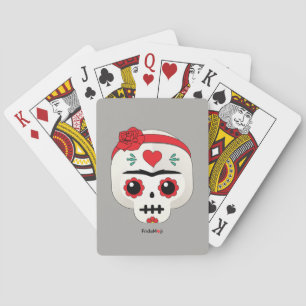 Jeu De Cartes Frida Kahlo FridaMoji - Crâne à sucre