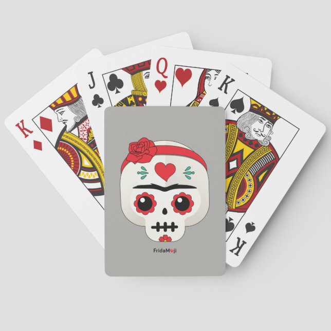 Jeu De Cartes Frida Kahlo | FridaMoji - Crâne à sucre (dos)