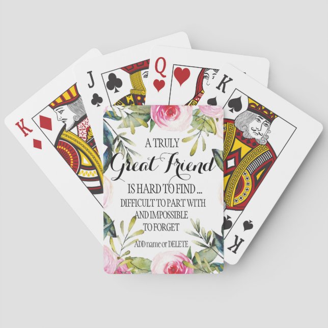 Jeu De Cartes Friend Laisser un script cadeau pour les amis Amou (dos)