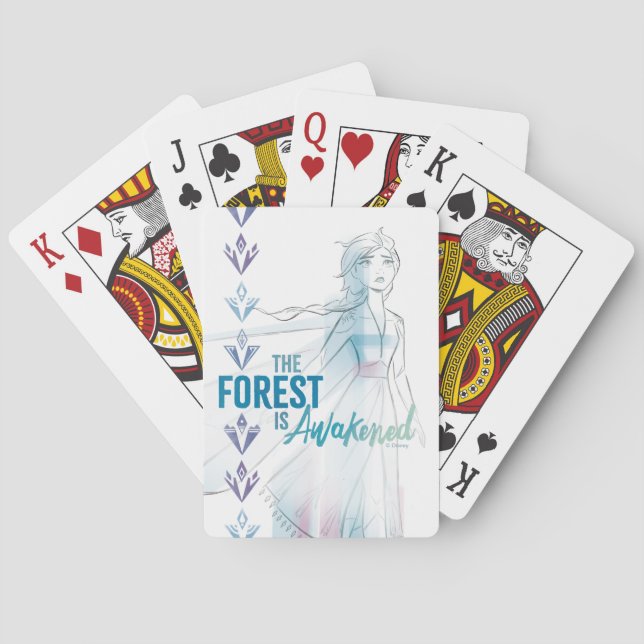 Jeu De Cartes Frozen 2 : La Forêt Est Éveillée (dos)