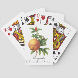 Jeu De Cartes Fruit alimentaire vintage, grenade de Redoute