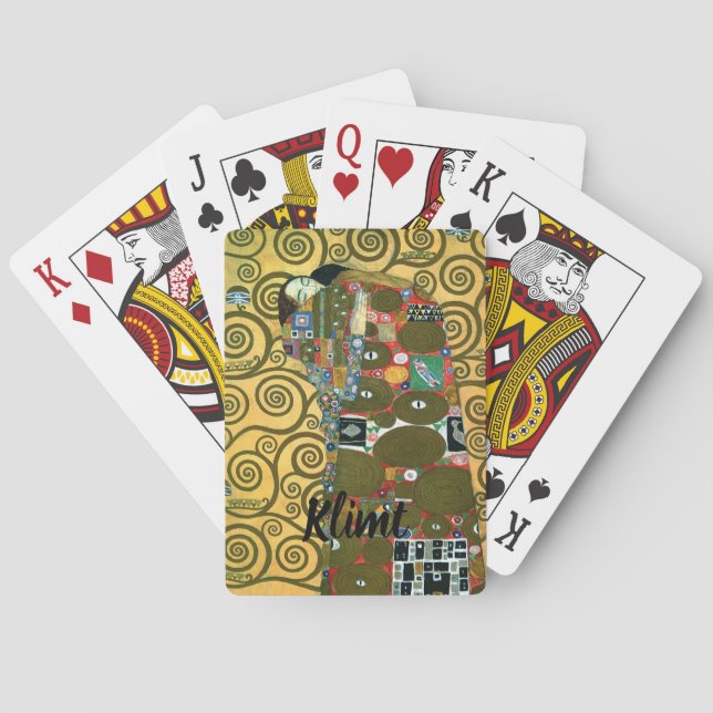 Jeu De Cartes Fulfillment aka The Embrace par Gustav Klimt (dos)