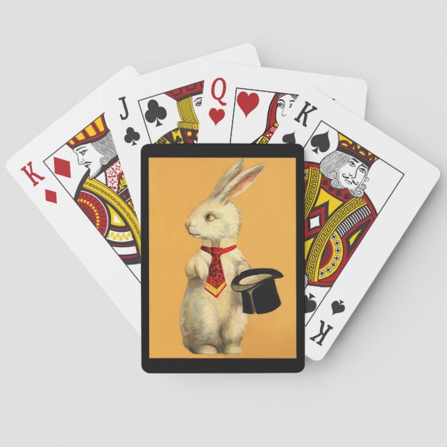 Jeu De Cartes Fun Bunny Lapin Magic Act Design Jeux Cartes (dos)