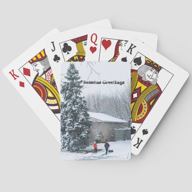 Jeu De Cartes Fun de Noël (dos)
