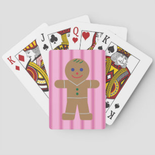 Jeu De Cartes Fun et fantaisie Pain d'épices rose Homme