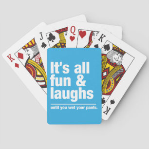 Jeu De Cartes FUN & LAUGHS des cartes de jeu couleur personnalis