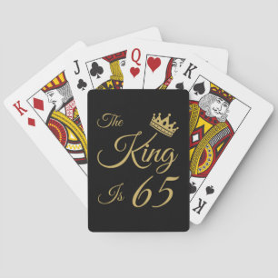 Jeu De Cartes Funny 65ème Anniversaire Pour Hommes Classic Playi