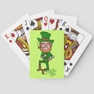Jeu De Cartes Funny Angry Lucky Irish Leprechaun