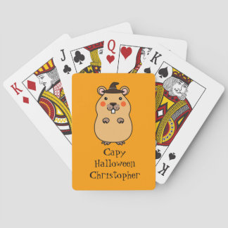 Jeu De Cartes Funny Capybara Halloween
