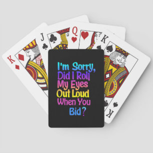 Jeu De Cartes Funny Colorful Sarcastic Playing Cartes Deck
