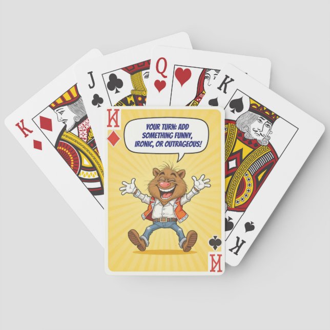 Jeu De Cartes Funny Custom - Disons Quelque Chose Wild Edition (dos)