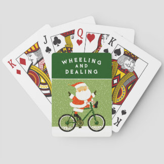 Jeu De Cartes Funny Cycliste Noël Jouer des cartes