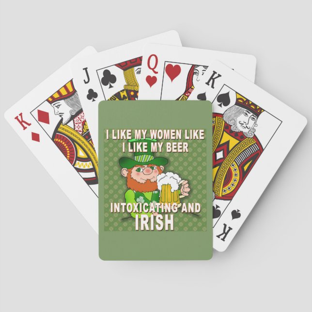 Jeu De Cartes Funny Leprechaun (dos)