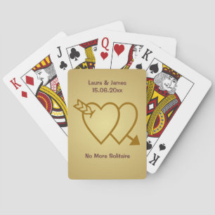 Jeu De Cartes Funny No More Solitaire Mariage Hearts Deck de car
