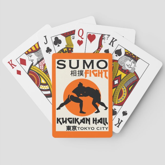 Jeu De Cartes Funny Sumo Wrestler (dos)