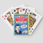 Funny Vintage Papa Joke Casino avec nom personnali